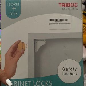 Cabinet locks safety latches 12lockets + 2keys